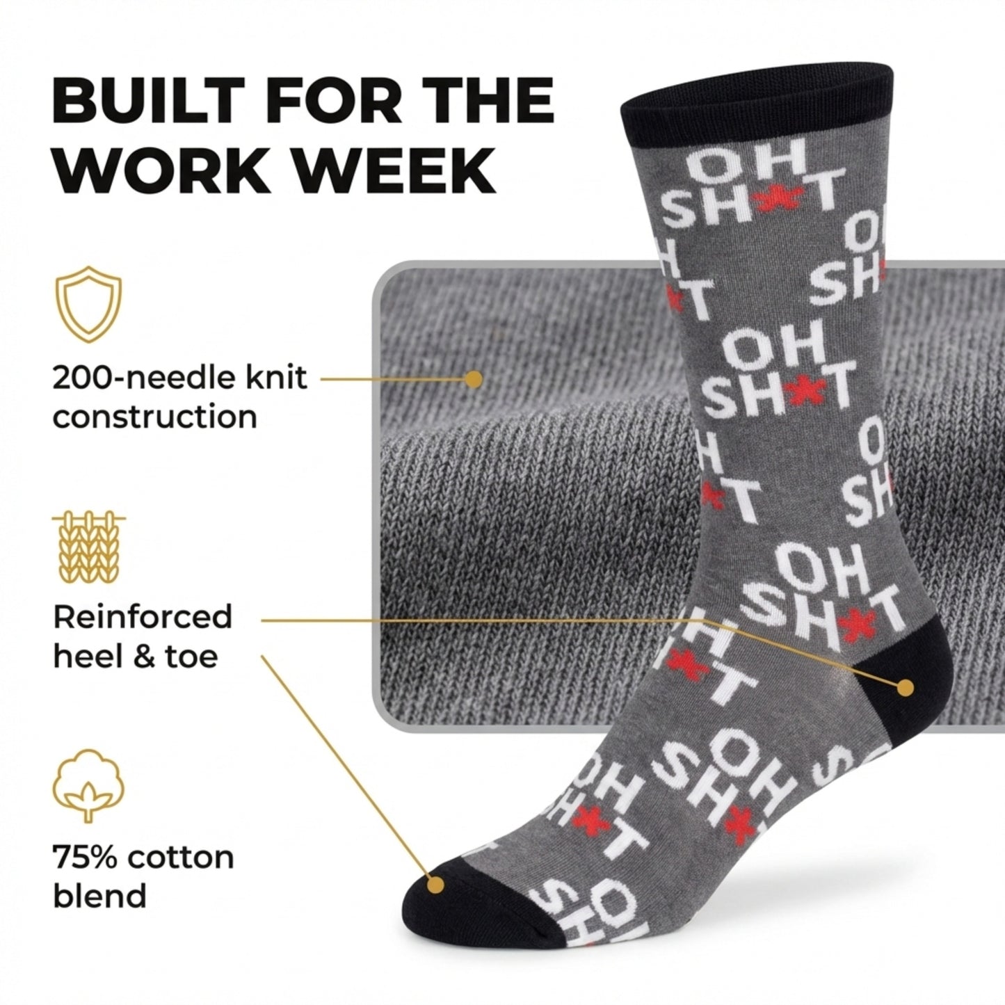 Crazy Cool Socks Work Week Set