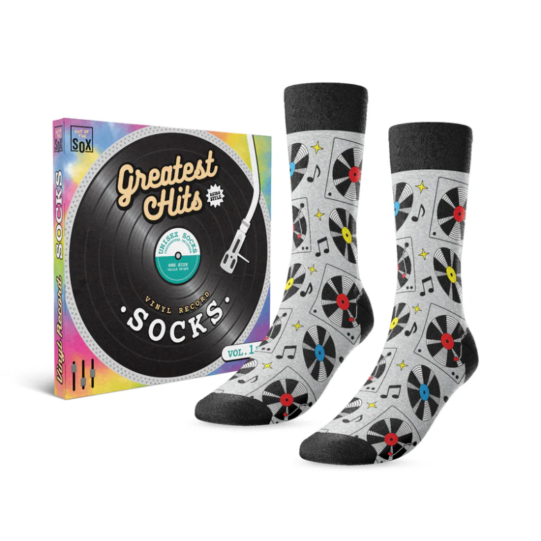 Greatest Hits Vinyl Record Socks